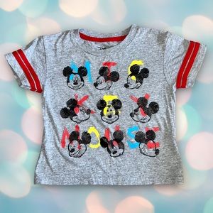Disney Mickey Mouse Toddler Boy’s Short Sleeve Tee Shirt Top Size 4T